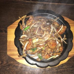 15D. Scampis aux oignon