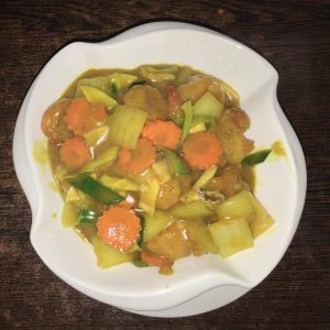 118. Scampis au curry