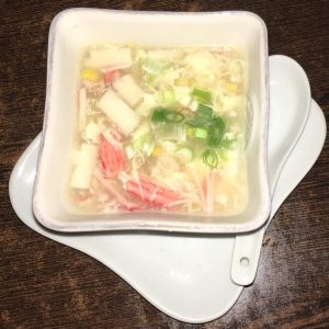 3. Crème de crab au mais